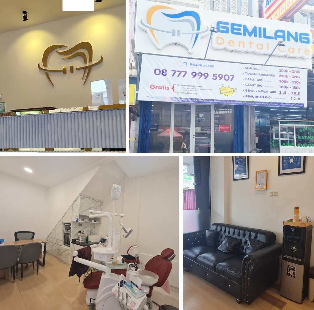 Klinik Gigi Gemilang Dental Care - Cabang Kota Wisata - Cububur